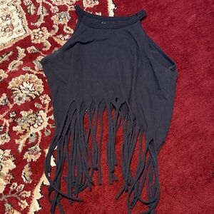 Love Black Sleeveless Top